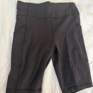Lululemon Athletica Black Bike Shorts